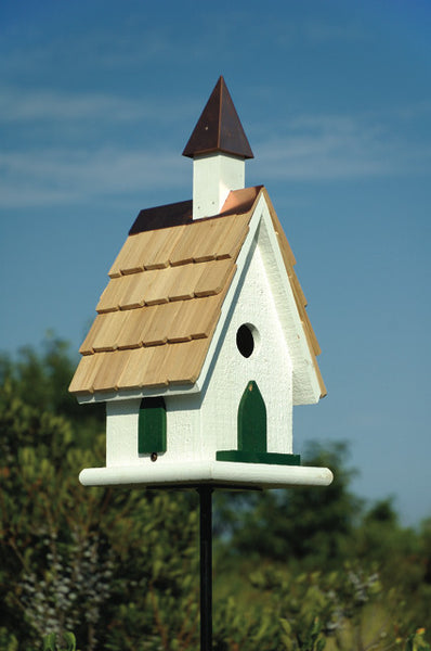 Heartwood 021B Country Wildwood Church Bird House