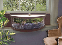 Coveside Mirrored Panoramic In-House Window Feeder