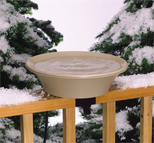 API 14 in. Bird Bath Deck/Pole - Heated