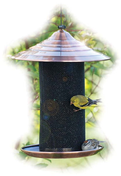 Woodlink Brushed Copper Bird Feeder - Thistle