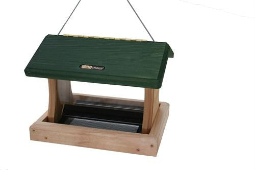 Birds Choice #G200S Green 2-Sided Hopper Bird Feeder