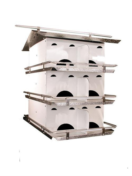 Starling Resistant 3 Floor-12 Room Purple Martin House