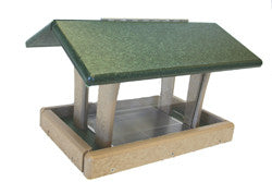 Birds Choice Recycled 3 Quart 4 Sided Hopper Feeder