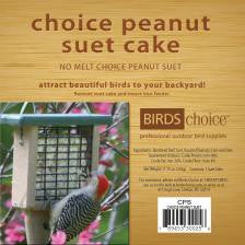 Birds Choice AA950 Specialty Peanut Butter Suet Sandwich