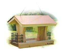 Woodlink Coppertop Ranch Feeder with Suet Cages