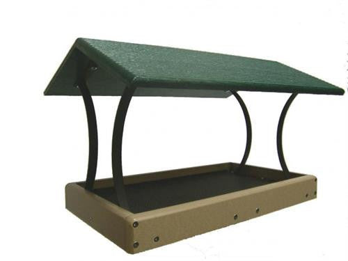 Birds Choice Recycled Fly-Thru Platform Bird Feeder